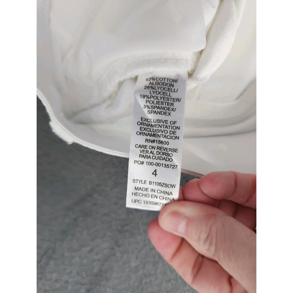 Democracy Ab Solution Itty Bitty Booty Lift Jegging White Slimming Size 4 NWT - Picture 12 of 13
